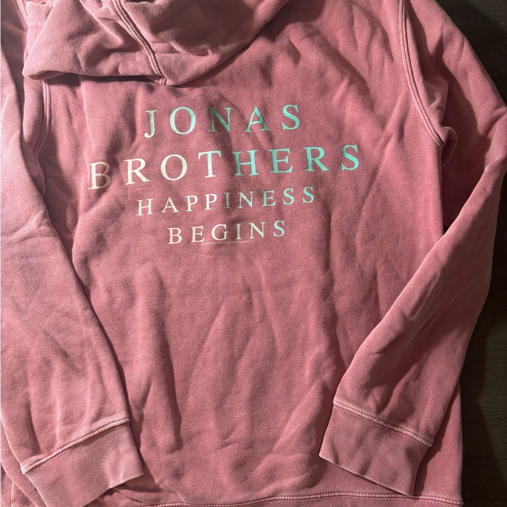 Pink Jonas Brothers Hoodie